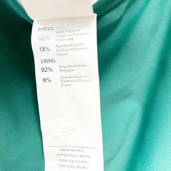 Cupshe Women's Green Ruched Cross Back One Piece Swimsuit Size Large - Picture 7 of 7